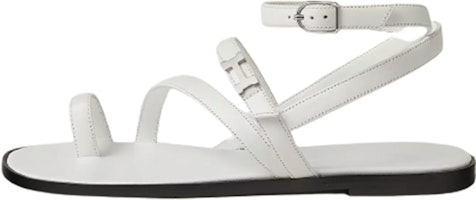 (Women) HERMES Harmonie 'White Open-Toe' H232080Z-90 (Women) HERMES Harmonie 'White Open-Toe' H232080Z-90