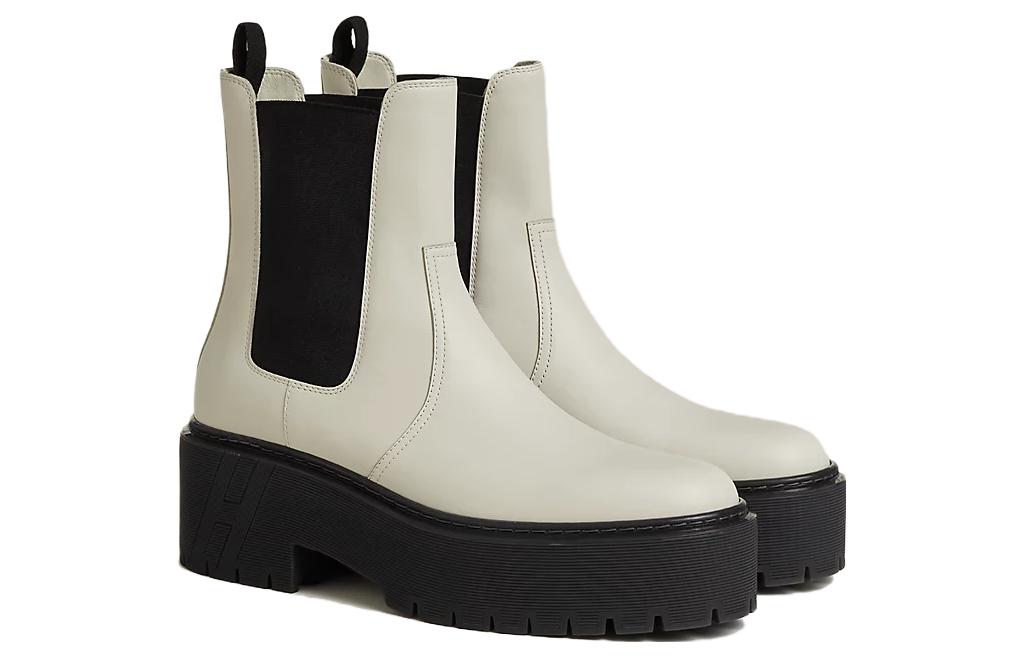 Lookbook (W) HERMÈS Harrow 'Bota Chelsea Beige' H232060Z-F8