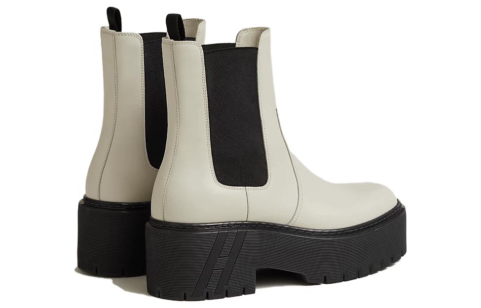 Shop (W) HERMÈS Harrow 'Bota Chelsea Beige' H232060Z-F8