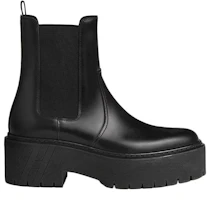 Order (W) HERMES Harrow Sepatu Chelsea 'Kulit Hitam' H232061Z-02