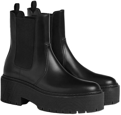 (W) 에르메스 아로우 첼시 부츠 '블랙 가죽' H232061Z-02 Lookbook (W) 에르메스 아로우 첼시 부츠 '블랙 가죽' H232061Z-02