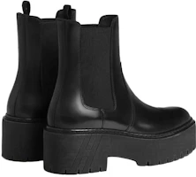 Shop (W) HERMES Harrow Sepatu Chelsea 'Kulit Hitam' H232061Z-02