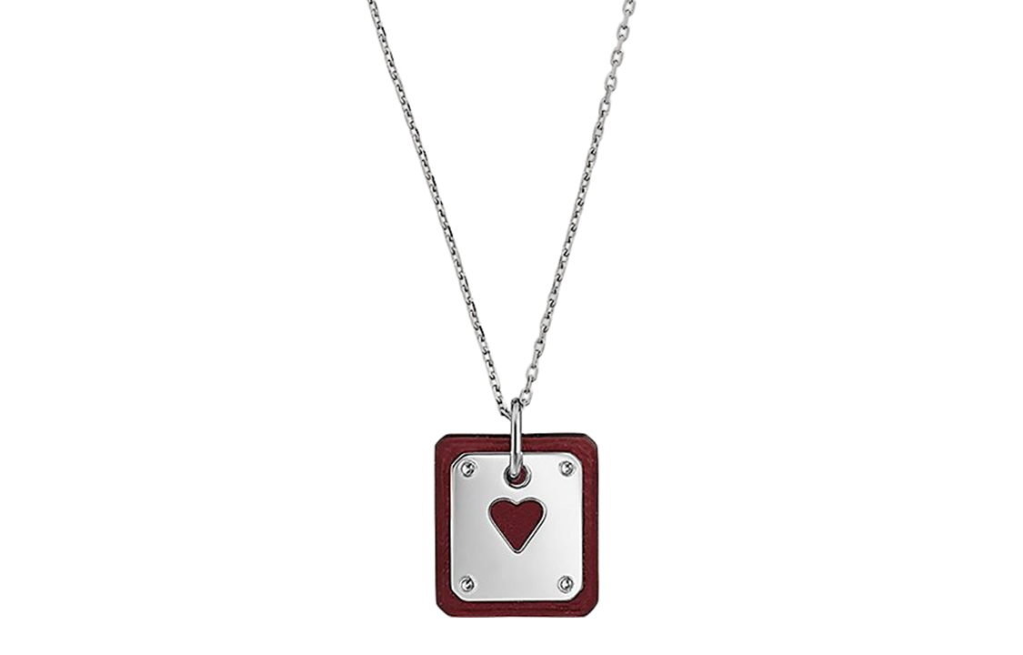 (Women) HERMES Heart-Shaped Metal Pendant Necklace for Women. H081865CK55 圖 2