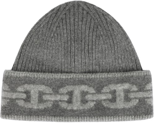 (W) エルメス ヘブン チェーン柄 カシミア ビーニー レディース グレー. H232021N G1 Buy (W) エルメス ヘブン チェーン柄 カシミア ビーニー レディース グレー. H232021N G1