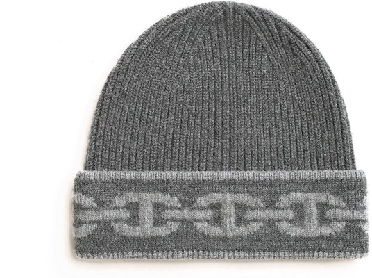 (W) エルメス ヘブン チェーン柄 カシミア ビーニー レディース グレー. H232021N G1 Order (W) エルメス ヘブン チェーン柄 カシミア ビーニー レディース グレー. H232021N G1