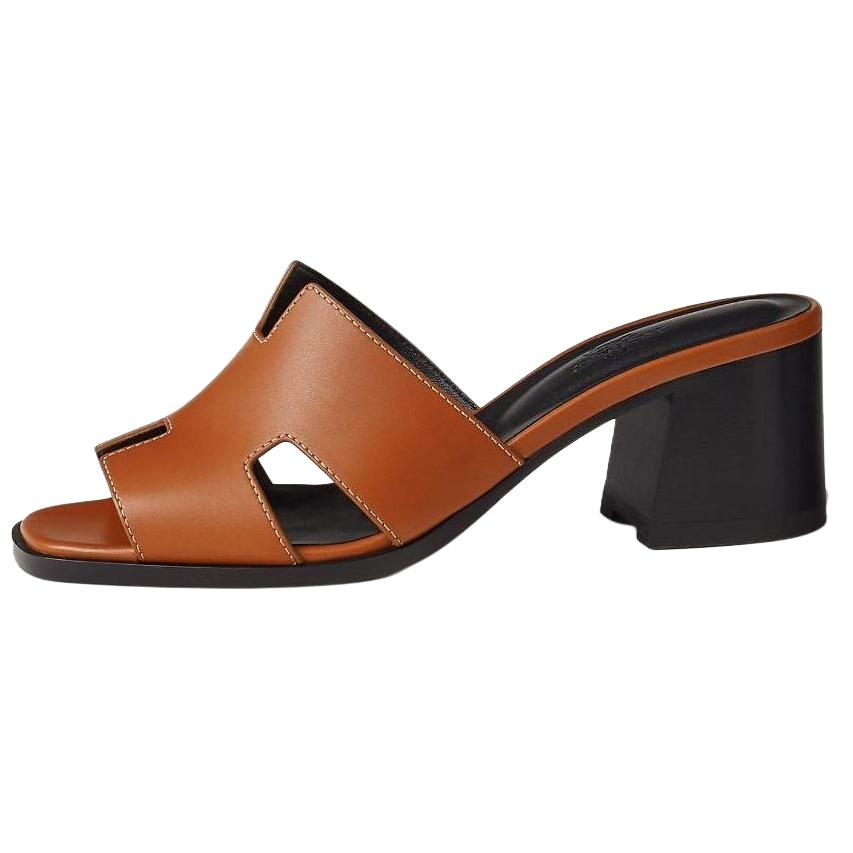 (W) HERMES Helia 'Orange CMFT Slide'
