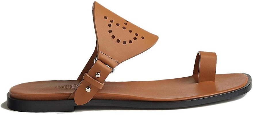 HERMES愛馬仕 Hera 小牛皮 圓頭套腳 一字拖鞋 女款 棕色 Order HERMES愛馬仕 Hera 小牛皮 圓頭套腳 一字拖鞋 女款 棕色