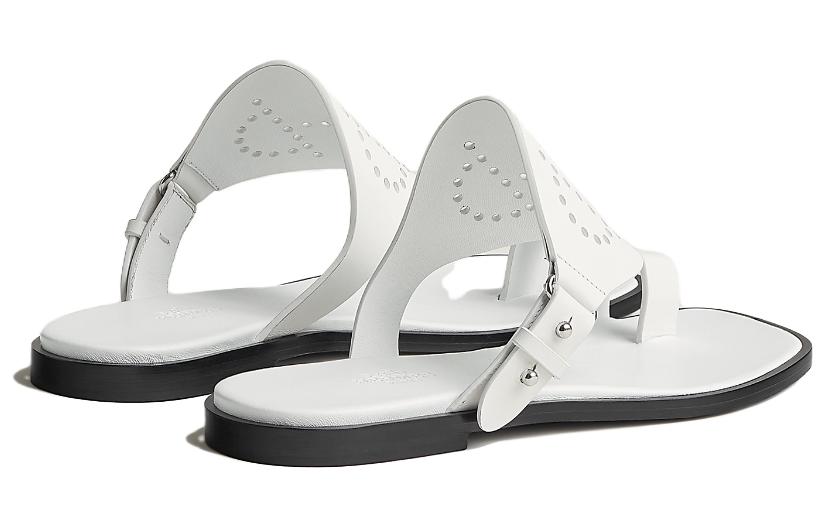 (W) HERMES Hera Slide 'White Fashion' 圖 4