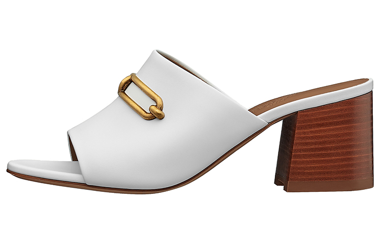 (Women) HERMES Hermès Camilla Mule 'White Calfskin' H211043Z-90
