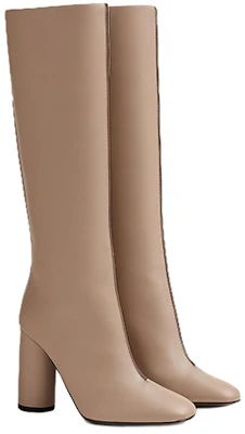 (W) HERMES Hermès Dressage Hoge Laarzen ''Beige'' H212044Z-AB Shop (W) HERMES Hermès Dressage Hoge Laarzen ''Beige'' H212044Z-AB