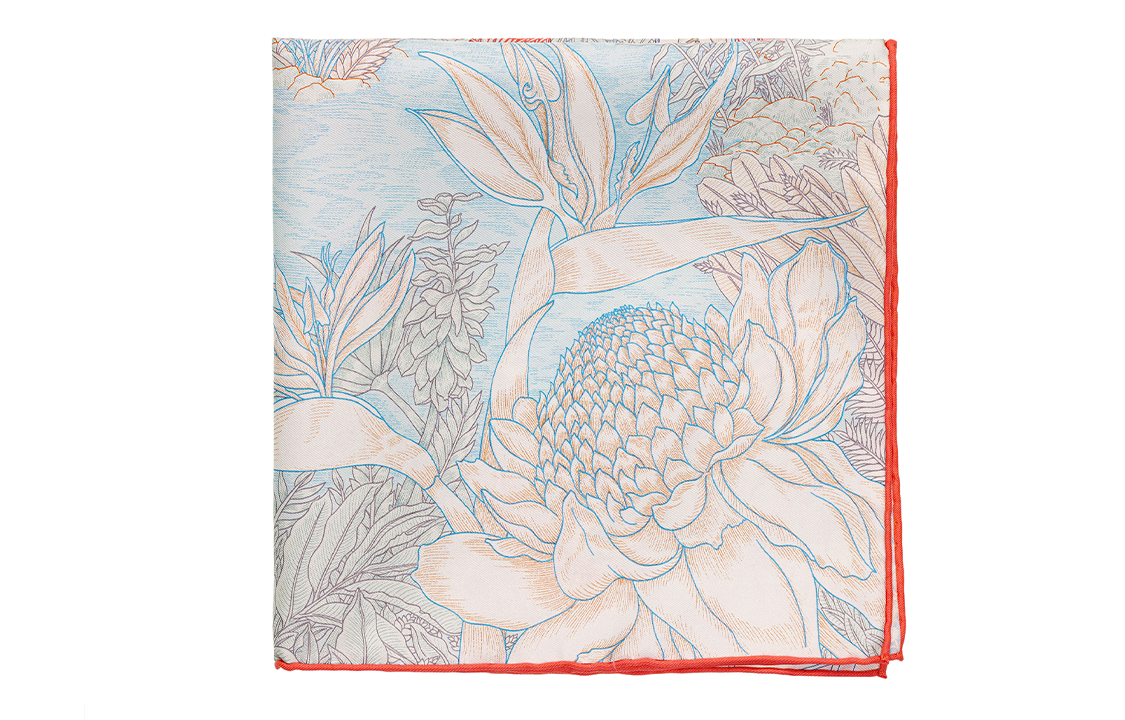 (Women) Hermes HERMÈS Faubourg Fashionable Elegant Silk Scarf for Women. H893991S 02 圖 4