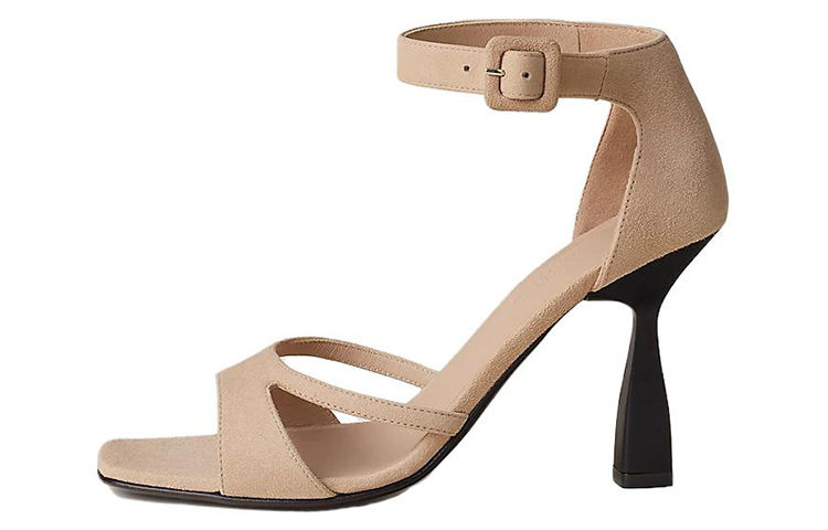 (W) HERMES Hermès Gemma Buckle Slide Sandal 'Brown Suede'