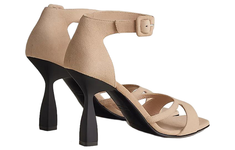 (W) HERMES Hermès Gemma Buckle Slide Sandal 'Brown Suede' 圖 4