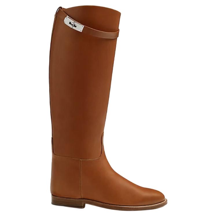 Order (W) エルメス ジャンピングブーツ 茶 (アジア限定) H202256Z-GA3