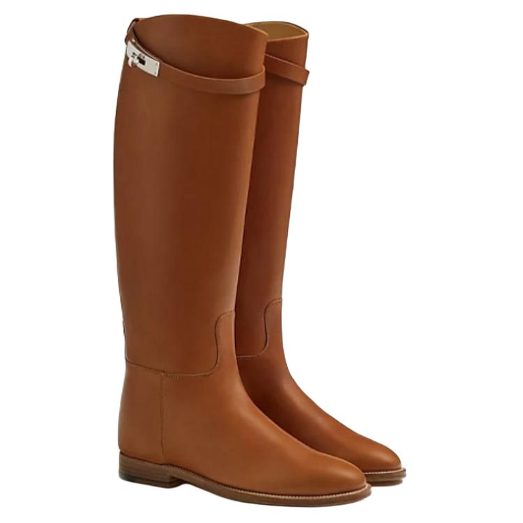 Lookbook (W) エルメス ジャンピングブーツ 茶 (アジア限定) H202256Z-GA3