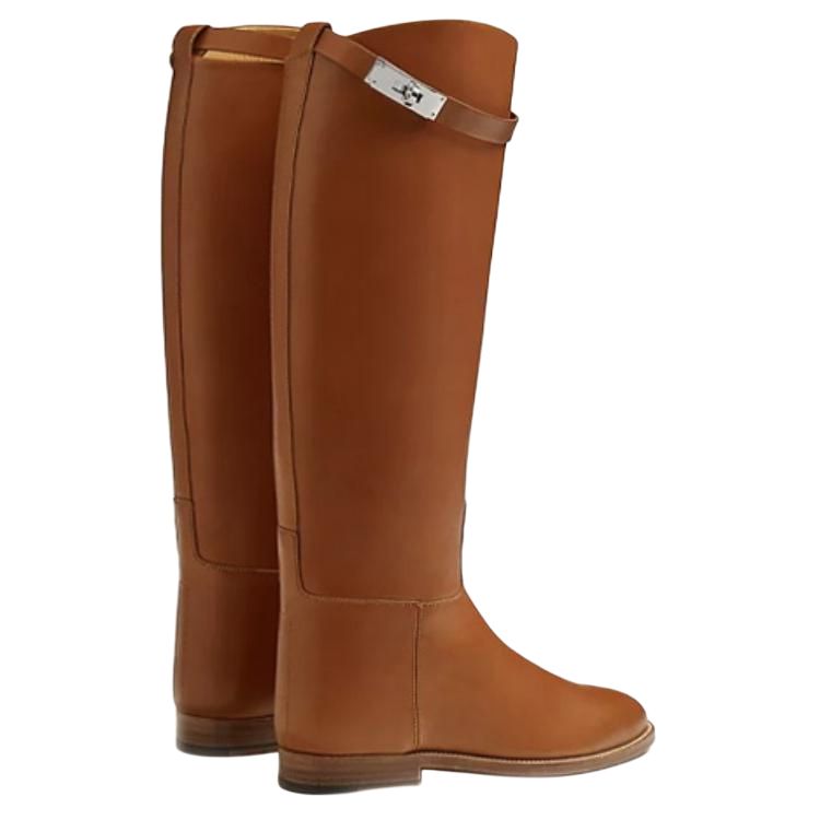 Shop (W) エルメス ジャンピングブーツ 茶 (アジア限定) H202256Z-GA3