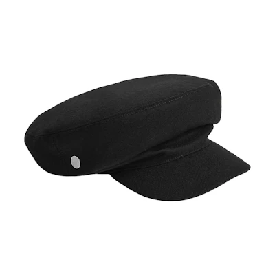 (Women) Hermes HERMÈS Logo Print Wool Beret for Women H222005N 0257
