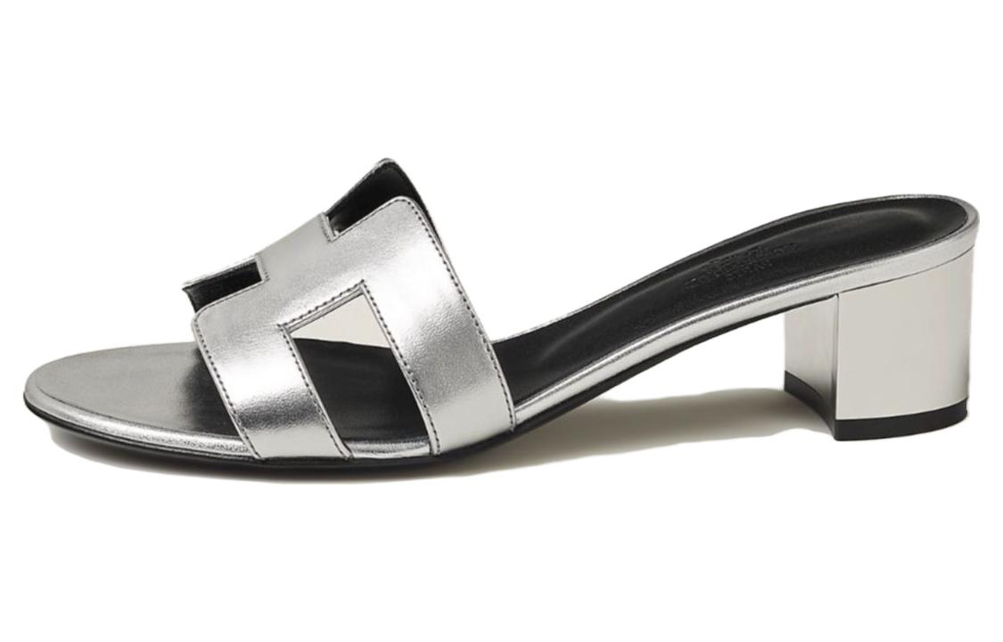 (W) HERMES Hermès Oasis Slide 'Silver'