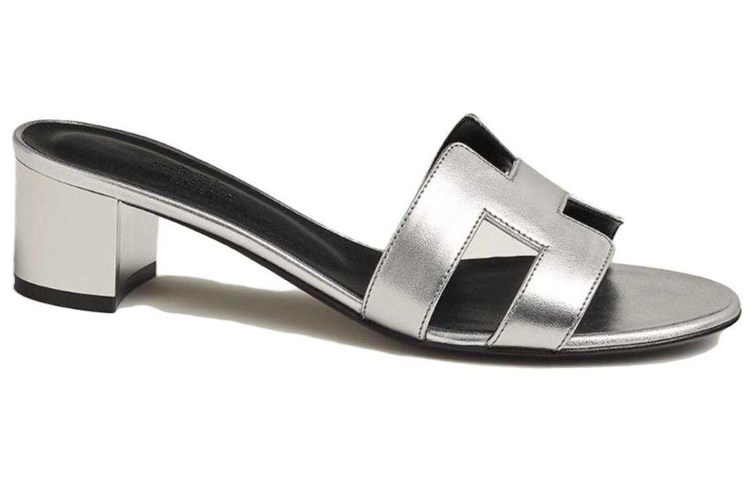 (W) HERMES Hermès Oasis Slide 'Silver' 圖 2