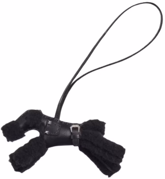 women-hermes-hermes-budy-dog-shaped-black-charm-for-women-keychain-accessory-108394146