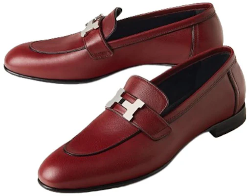 (W) HERMES Hermes Paris Loafer ''Hermes Rood'' H231047Z-L1 Lookbook (W) HERMES Hermes Paris Loafer ''Hermes Rood'' H231047Z-L1