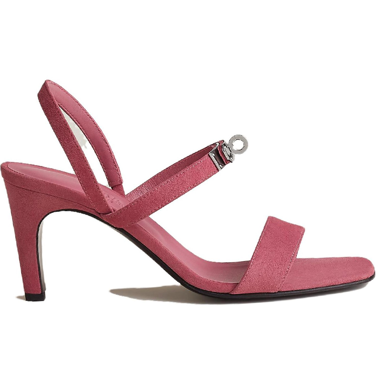 Order (W) Sandalia de Tacón Alto Abierta HERMÈS 'Rojo Rosado' H231062Z-8H370