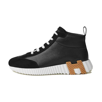 (W) HERMES High-Top 'Black and White Fashion'