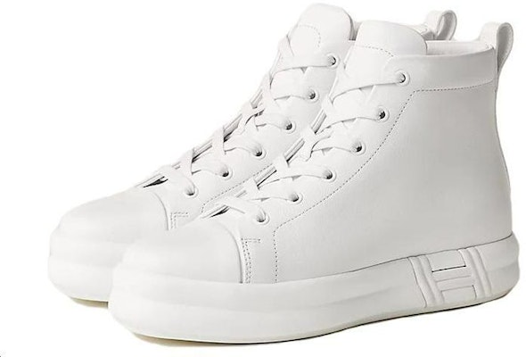 (Women) HERMES High-Top Lace-Up 'Happiness White' H232108Z-90 Lookbook (Women) HERMES High-Top Lace-Up 'Happiness White' H232108Z-90