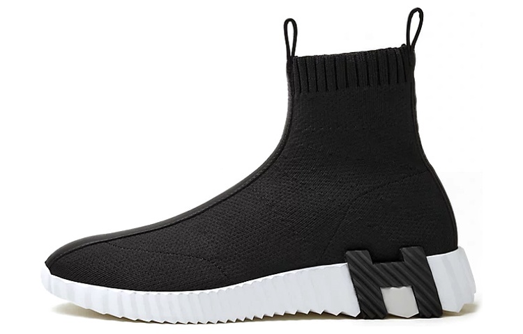 (Women) HERMES High-Top Slip-On 'Black' H222208Z-02