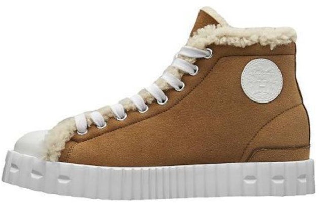 (Women) HERMES High-Top Sneaker 'Brown Calfskin' H211249Z-E5 Buy (Women) HERMES High-Top Sneaker 'Brown Calfskin' H211249Z-E5