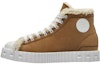 Buy (W) HERMES Sneaker Tinggi Kulit Anak Lembu 'Coklat' H211249Z-E5