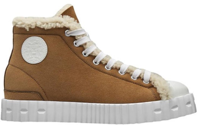 (Women) HERMES High-Top Sneaker 'Brown Calfskin' H211249Z-E5 Order (Women) HERMES High-Top Sneaker 'Brown Calfskin' H211249Z-E5