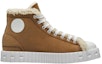 Order (W) HERMES Sneaker Tinggi Kulit Anak Lembu 'Coklat' H211249Z-E5