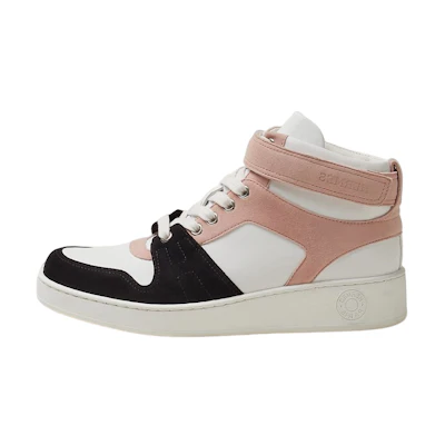 (W) HERMES High-Top Sneaker 'Pink White Black'
