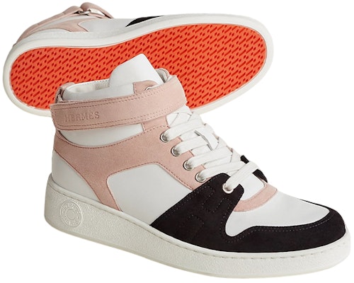 (Women) HERMES High-Top Sneaker 'Pink White Black' H222170Z-R03 Shop (Women) HERMES High-Top Sneaker 'Pink White Black' H222170Z-R03