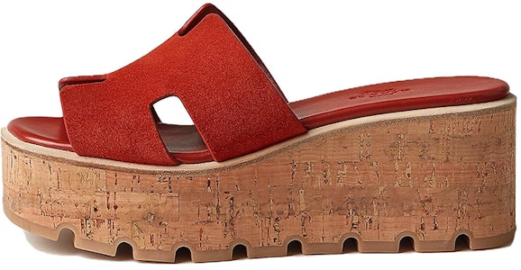 (W) HERMES Kasut Tumit Tinggi Peep Toe Slide 'Merah' H232150Z-2K Buy (W) HERMES Kasut Tumit Tinggi Peep Toe Slide 'Merah' H232150Z-2K