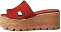 Buy (W) HERMES Kasut Tumit Tinggi Peep Toe Slide 'Merah' H232150Z-2K