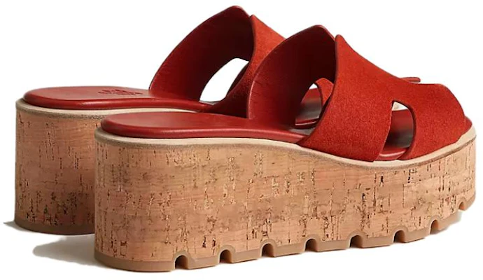 (Women) HERMES High Heel Peep Toe Slide 'Red' H232150Z-2K Shop (Women) HERMES High Heel Peep Toe Slide 'Red' H232150Z-2K