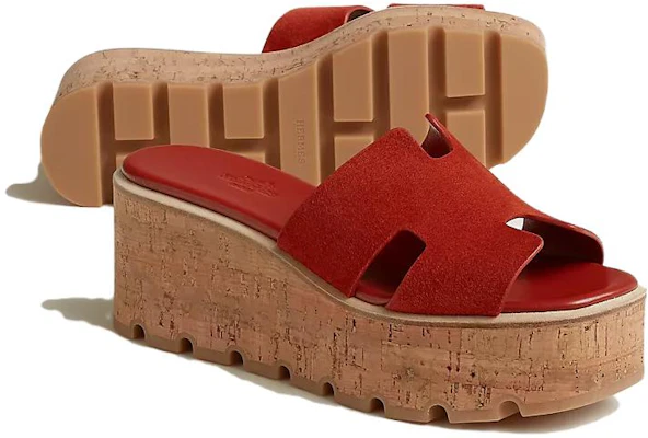 (Women) HERMES High Heel Peep Toe Slide 'Red' H232150Z-2K Purchase (Women) HERMES High Heel Peep Toe Slide 'Red' H232150Z-2K
