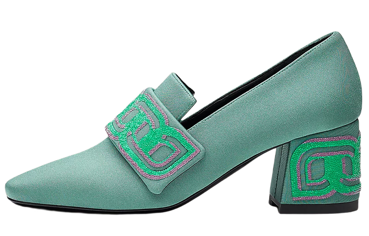 (Women) HERMES High Heel Pumps 'Green Diamante' H212243Z-6A