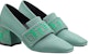 (W) HERMES Kasut Tumit Tinggi 'Green Diamante' H212243Z-6A