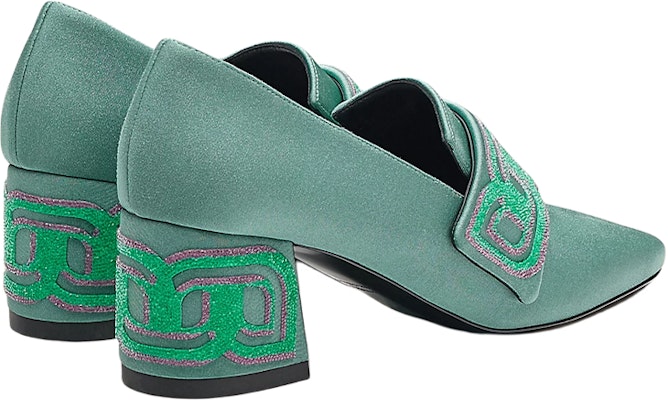 (Women) HERMES High Heel Pumps 'Green Diamante' H212243Z-6A Lookbook (Women) HERMES High Heel Pumps 'Green Diamante' H212243Z-6A