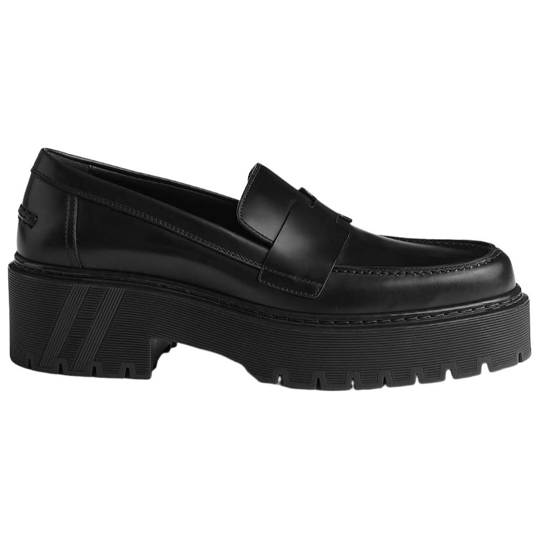 Order (W) HERMES Hitch Mocasín 'Negro' H232059Z-02