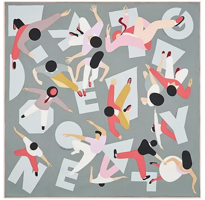 (W) 爱马仕 女士灰色几何字母围巾 向金凯利致敬 H983914S-02 Order (W) 爱马仕 女士灰色几何字母围巾 向金凯利致敬 H983914S-02