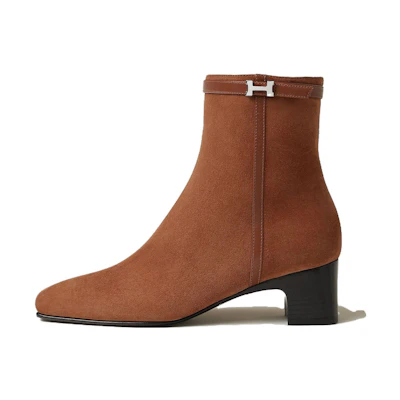 (W) HERMES Hommage Ankle Boot 'Ling Feng Grass Brown'