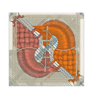 (Women) HERMES Horsehead Silk Scarf for Women. H003684S-15