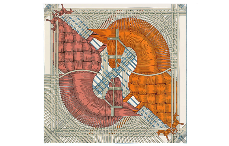 (Women) HERMES Horsehead Silk Scarf for Women. H003684S-15 圖 2