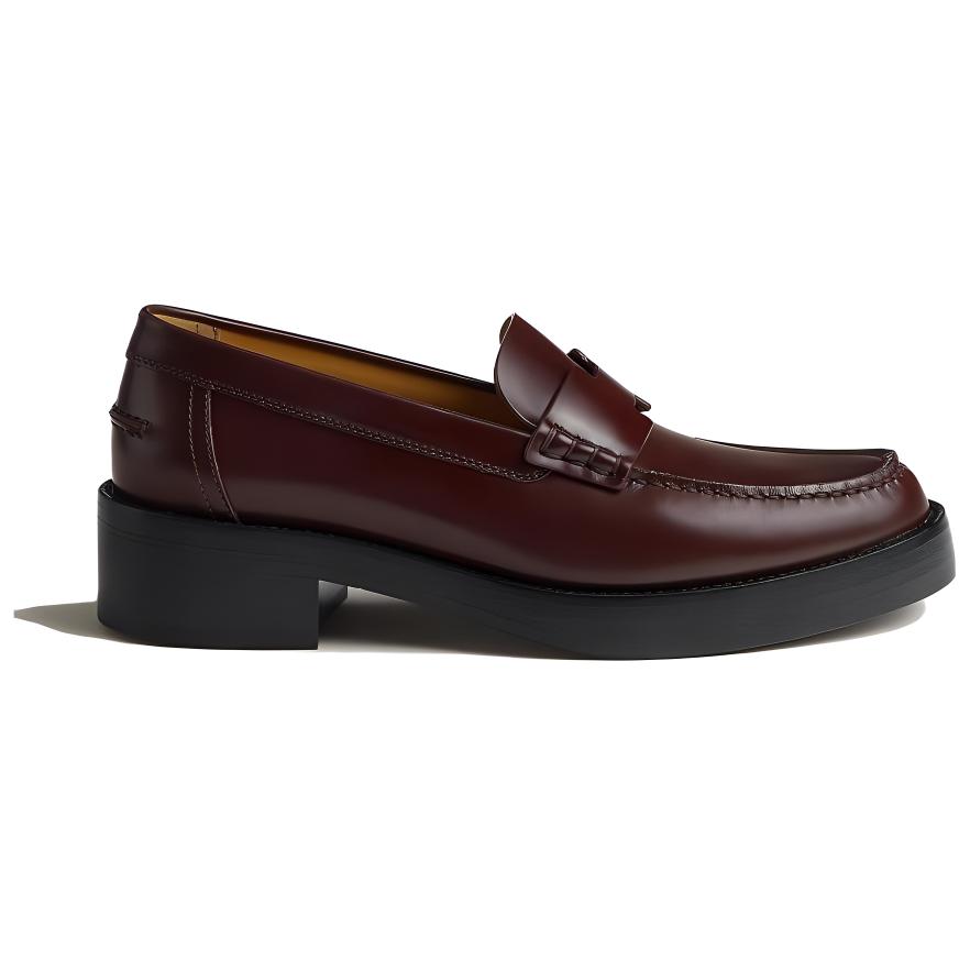 (W) HERMES Hour Loafer 'Red Calfskin' 圖 2
