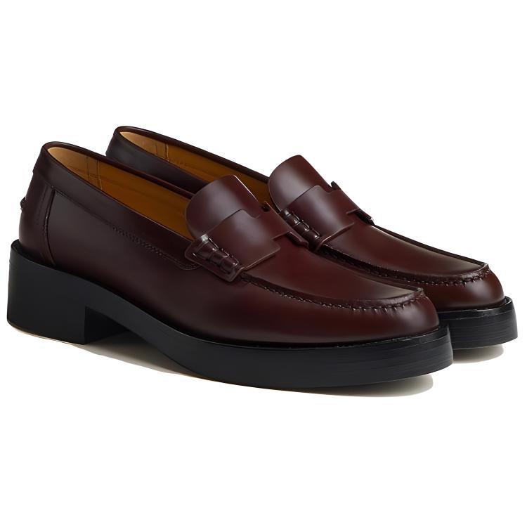 (W) HERMES Hour Loafer 'Red Calfskin' 圖 3