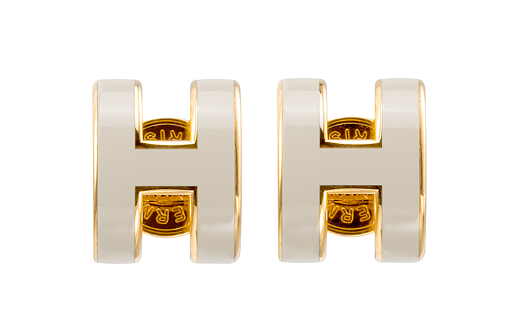 (Women) HERMES Iconic H Design Gold-Plated Earrings H608002F-55 圖 2